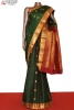 Bottle Green Wedding Kanjeevaram Silk Saree